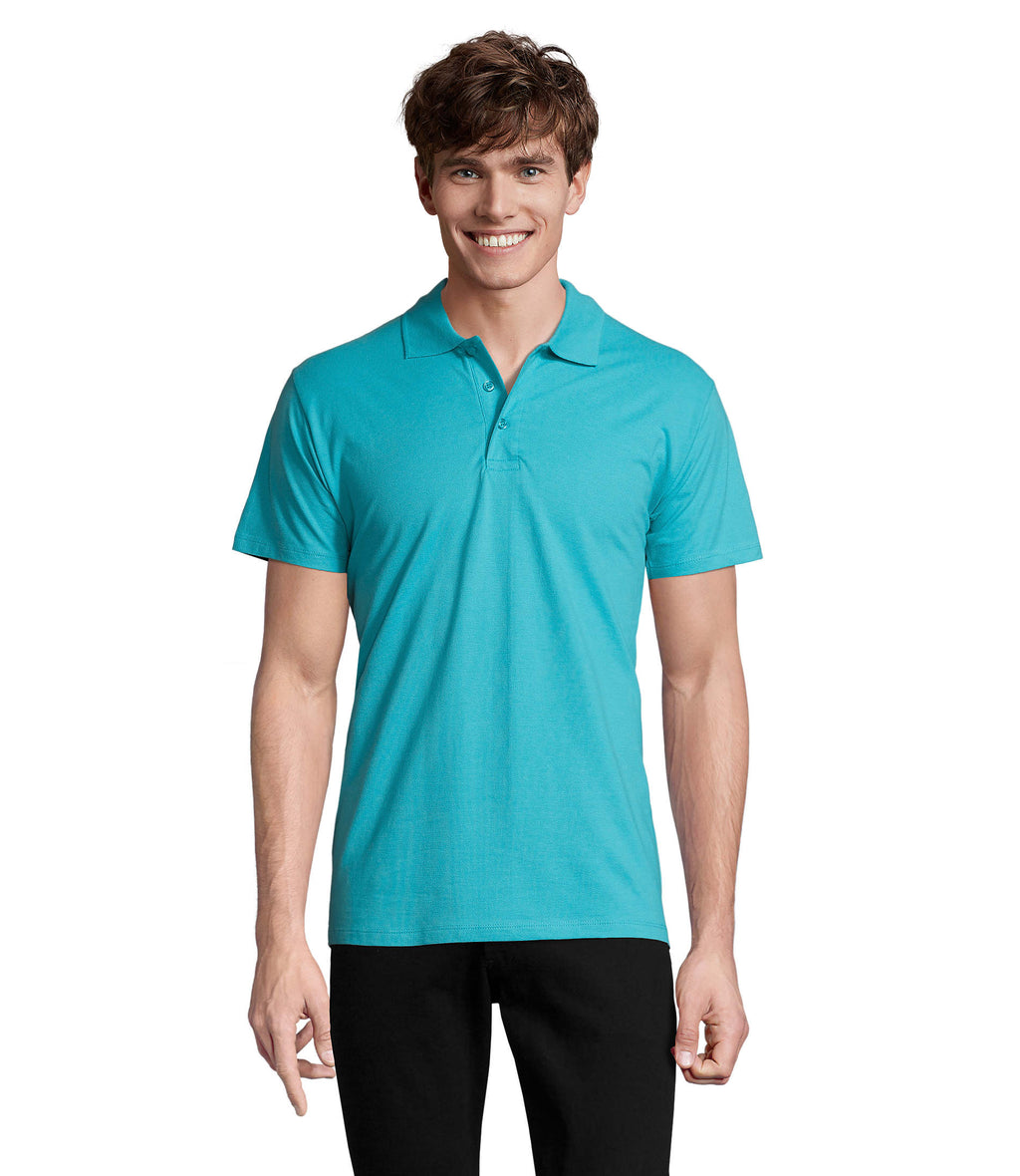 SPRING II – SPRING II MEN Polo 210g – Atoll Blue