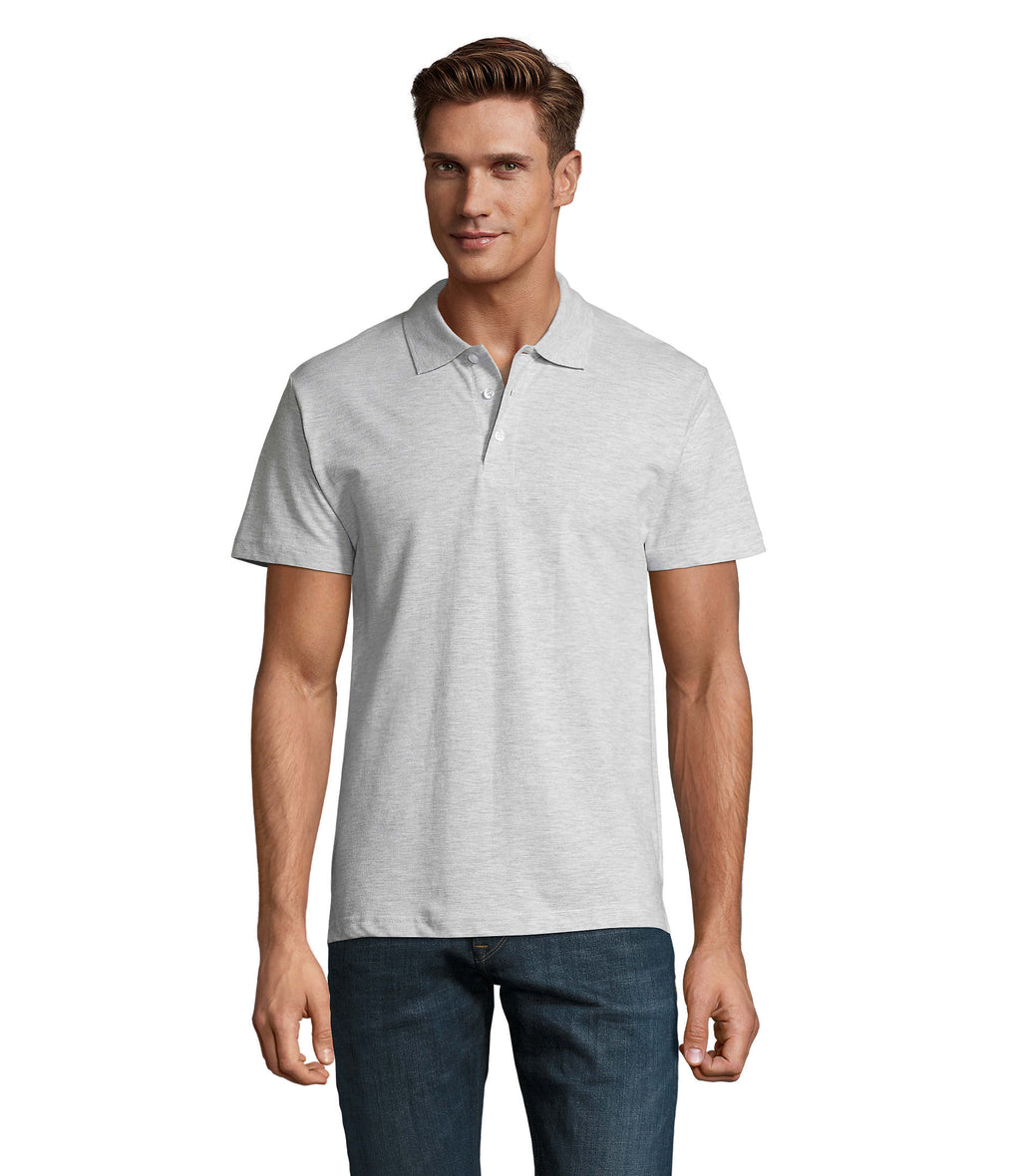 SPRING II – SPRING II MEN Polo 210g – Ash