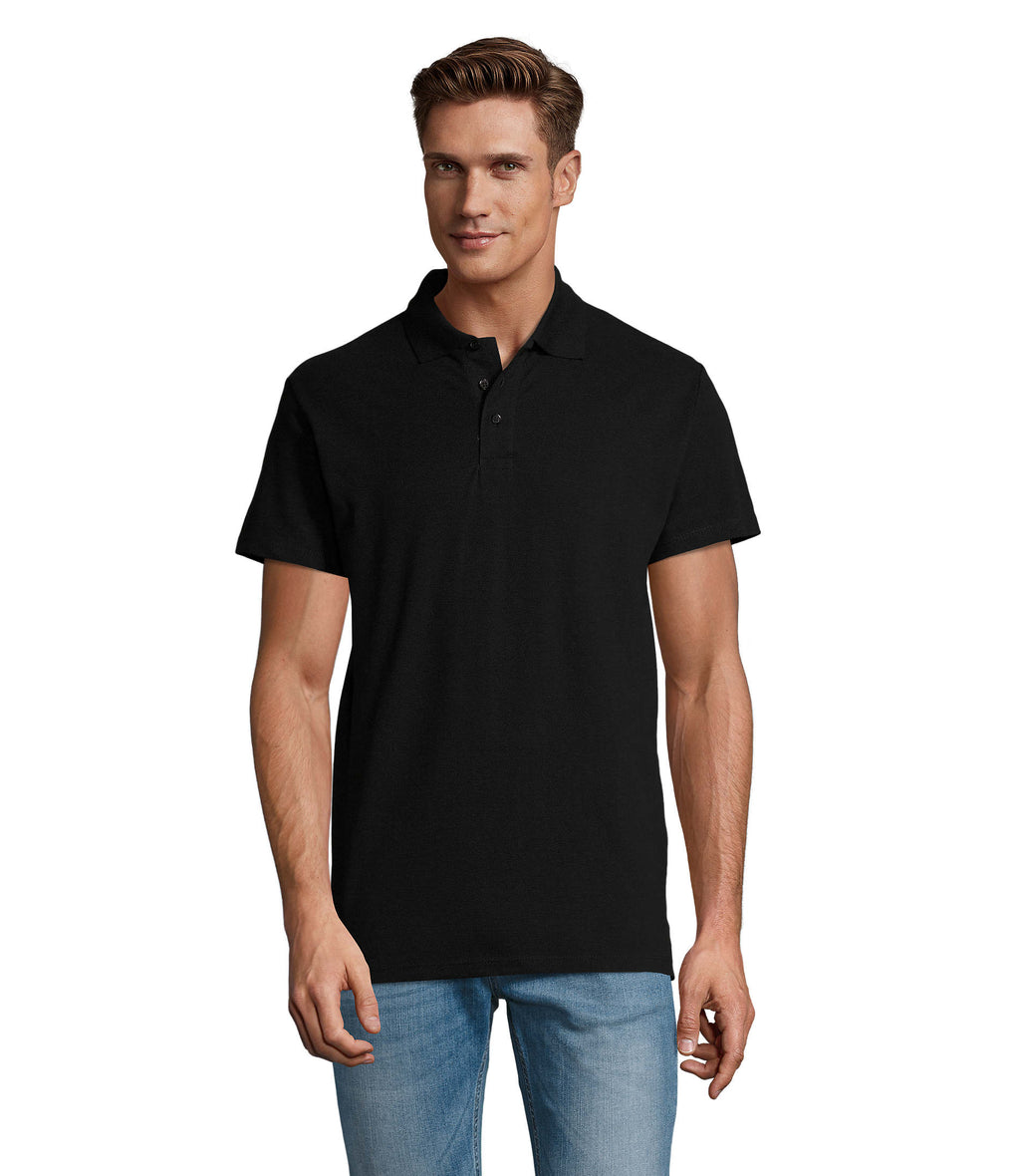 SPRING II – SPRING II MEN Polo 210g – Black