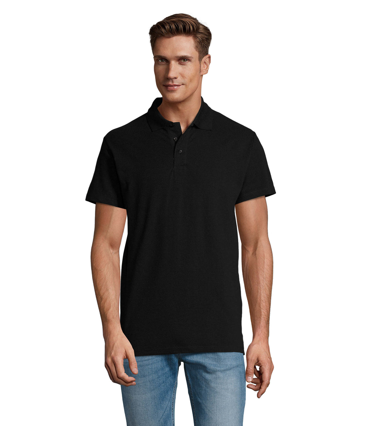 SPRING II – SPRING II MEN Polo 210g – Black