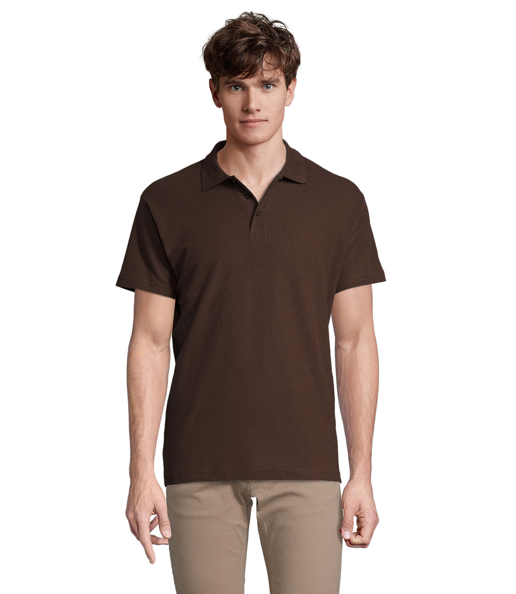 SPRING II – SPRING II MEN Polo 210g – Chocolate