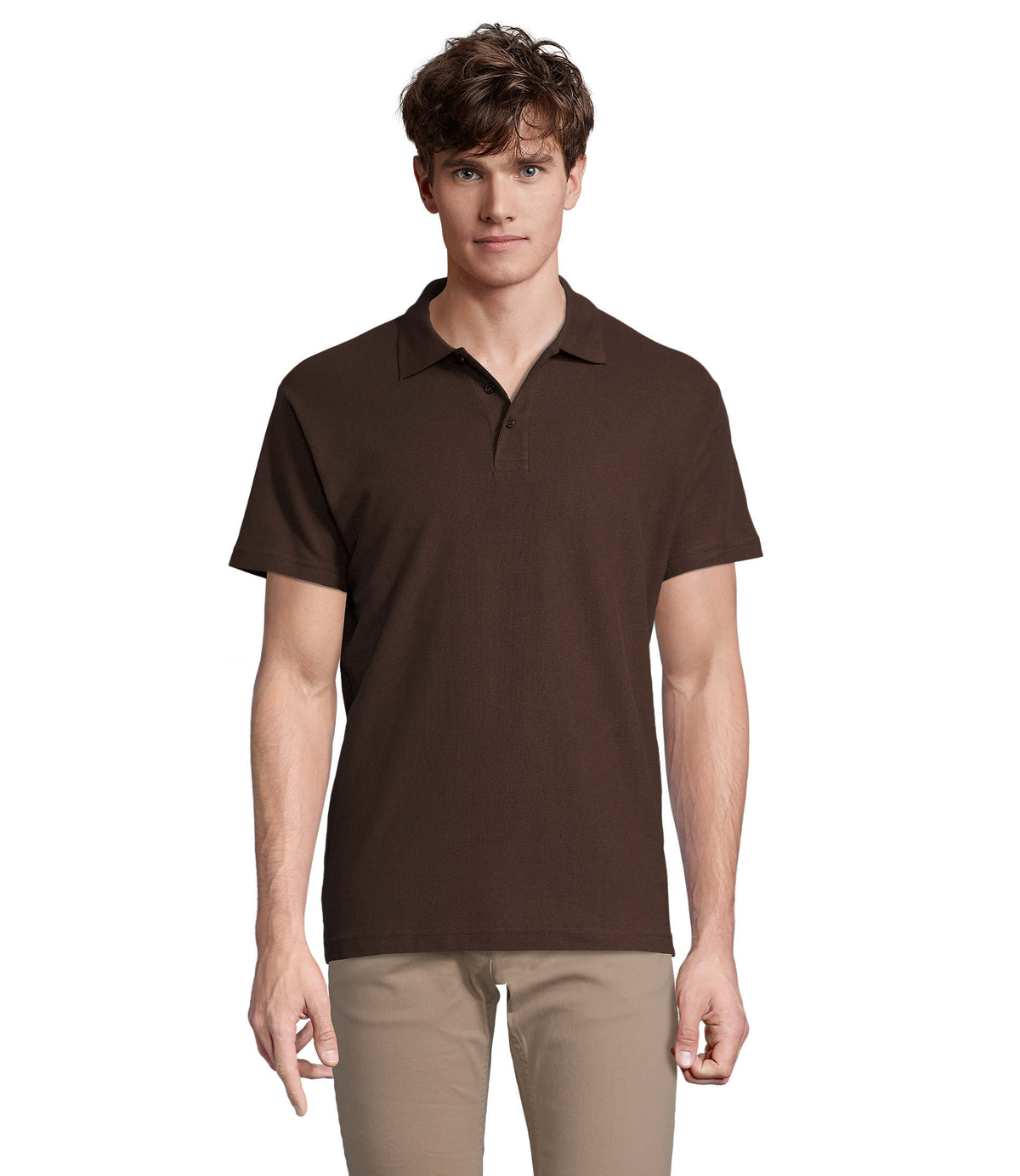 SPRING II – SPRING II MEN Polo 210g – Chocolate