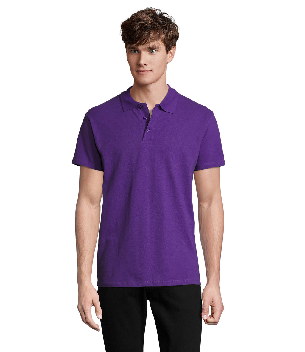 SPRING II – SPRING II MEN Polo 210g – Dark Purple
