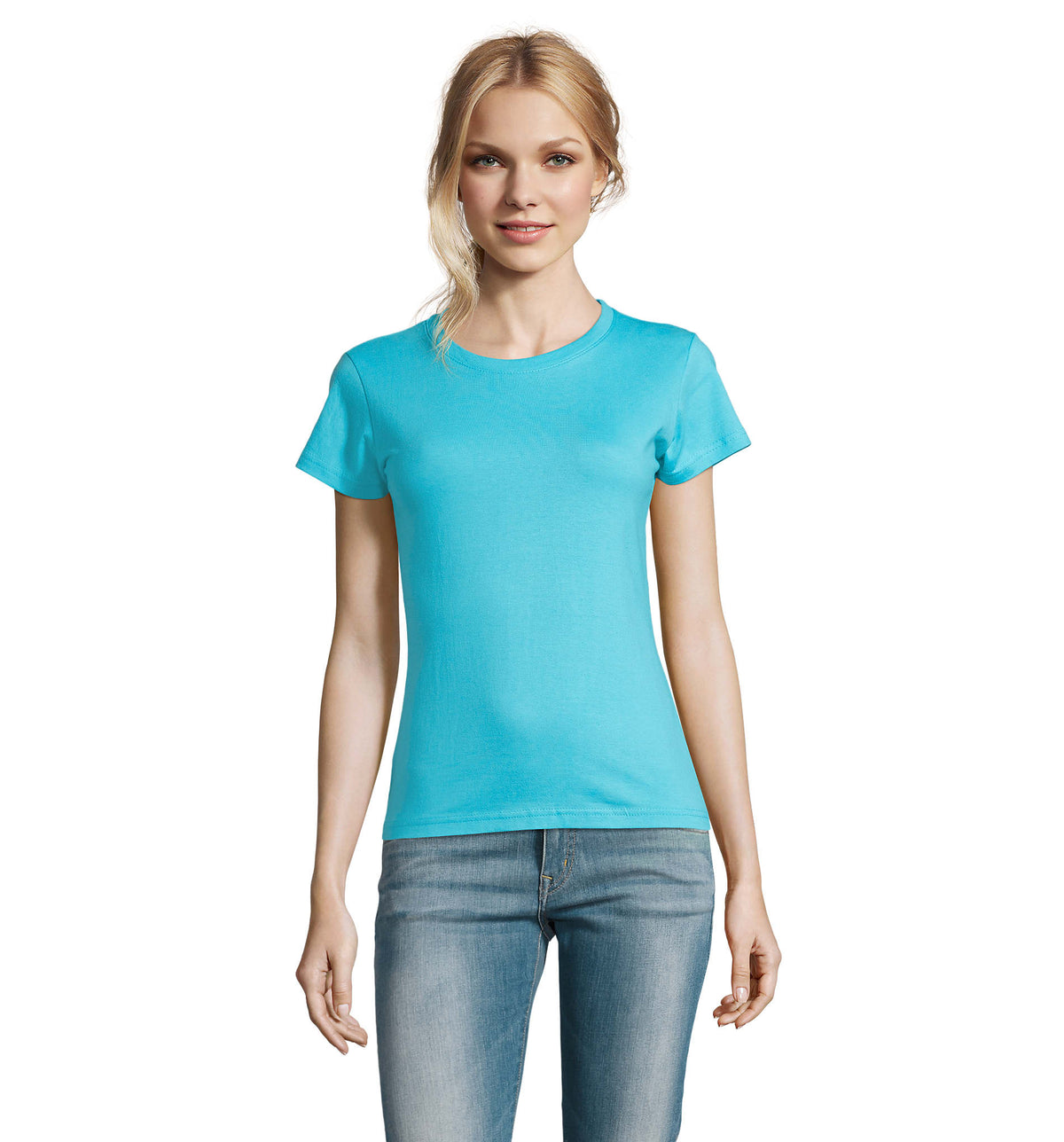 IMPERIAL WOMEN – IMPERIAL WOMEN T-Shirt 190g – Atoll Blue