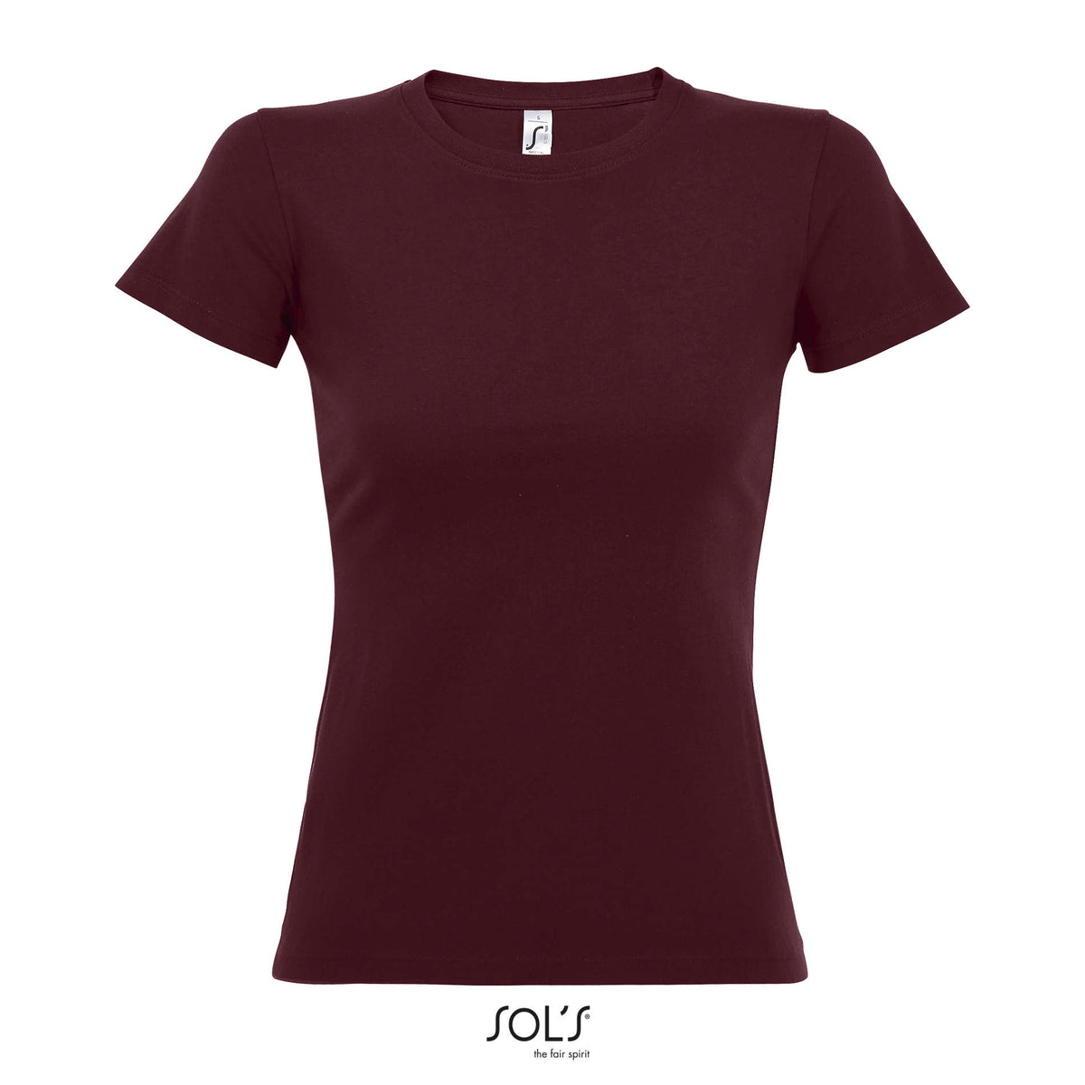 IMPERIAL WOMEN – IMPERIAL WOMEN T-Shirt 190g – Burgundy