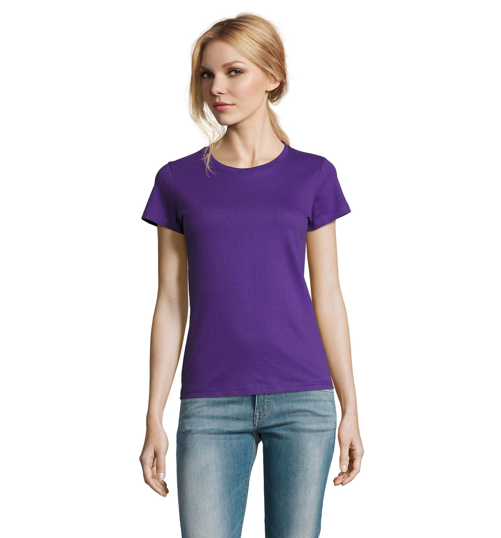 IMPERIAL WOMEN – IMPERIAL WOMEN T-Shirt 190g – Dark Purple