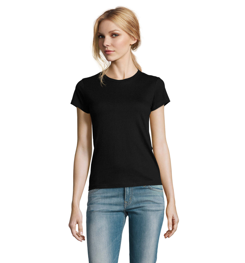 IMPERIAL WOMEN – IMPERIAL WOMEN T-Shirt 190g – Deep Black