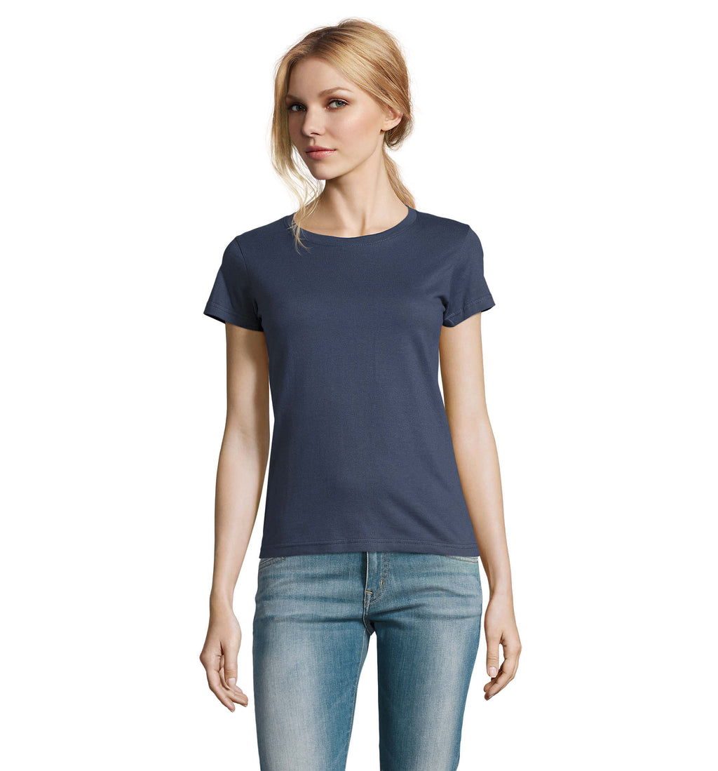 IMPERIAL WOMEN – IMPERIAL WOMEN T-Shirt 190g – Denim