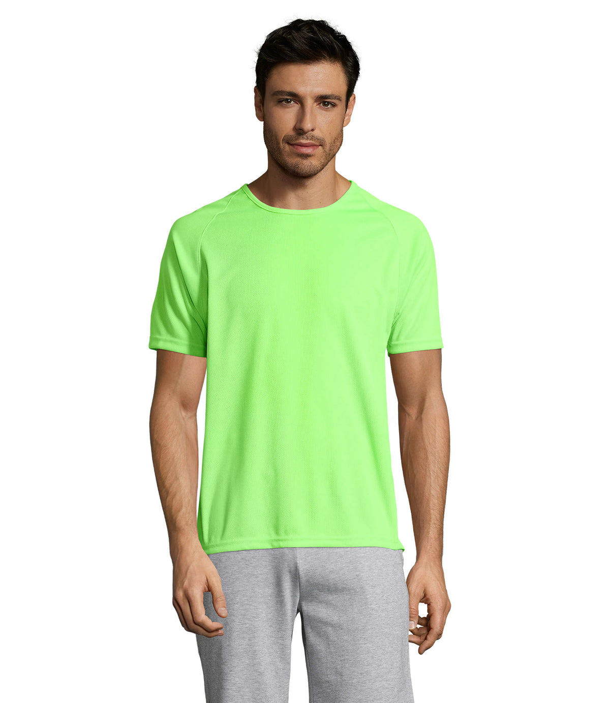 SPORTY – SPORTY MEN T-Shirt – Neon Green