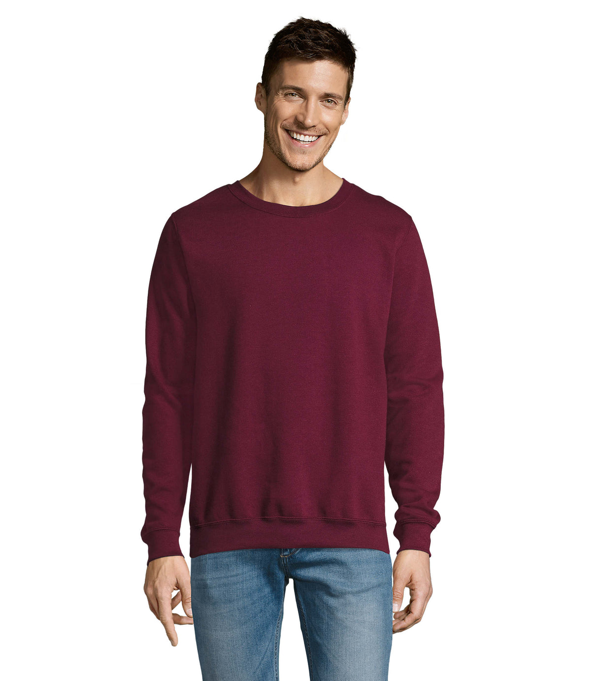 NEW SUPREME – NEW SUPREME SWEATER 280 – Burgundy