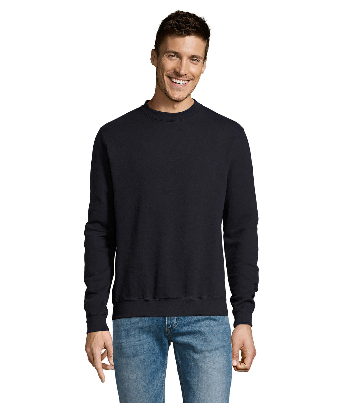 NEW SUPREME – NEW SUPREME SWEATER 280 – Navy