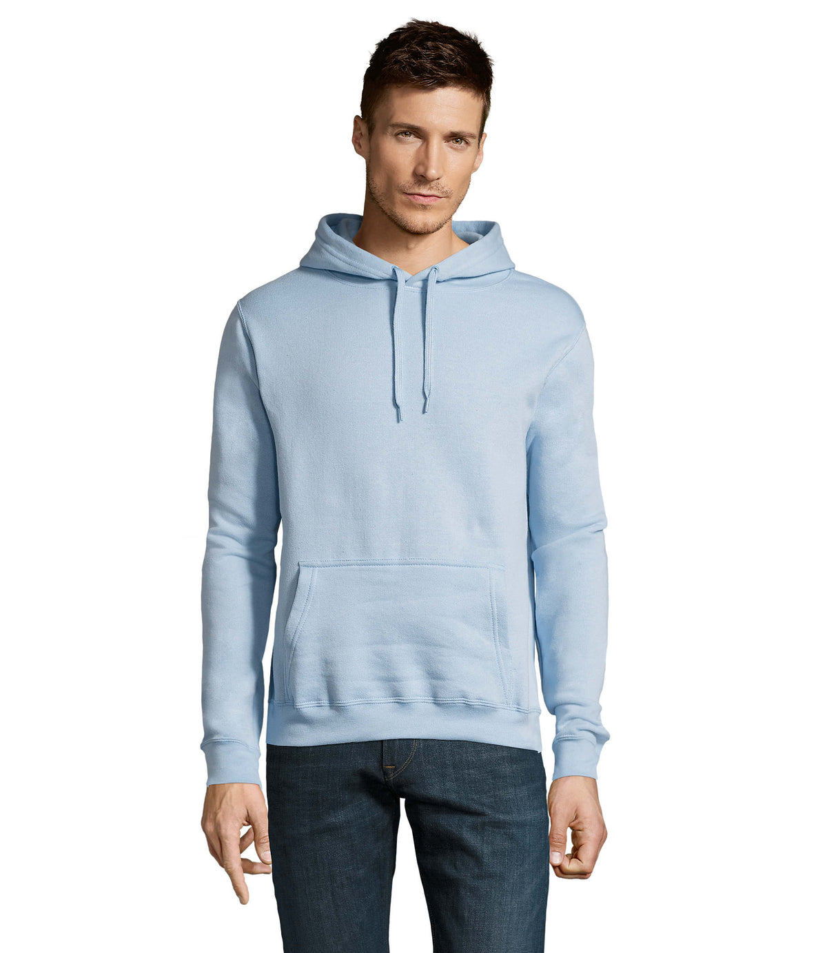 SLAM – SLAM Unisex Hooded Sweater – Sky Blue