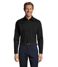 BRIGHTON – BRIGHTON STRETCH MEN SHIRT – Black
