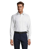BRIGHTON – BRIGHTON STRETCH MEN SHIRT – White