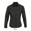 EDEN – EDEN STRETCH WOMEN SHIRT – Black
