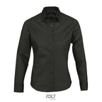 EDEN – EDEN STRETCH WOMEN SHIRT – Black