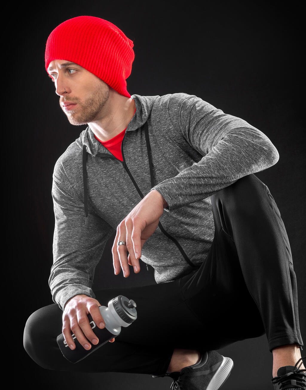 Spiro Men's Hooded Tee-Jacket
