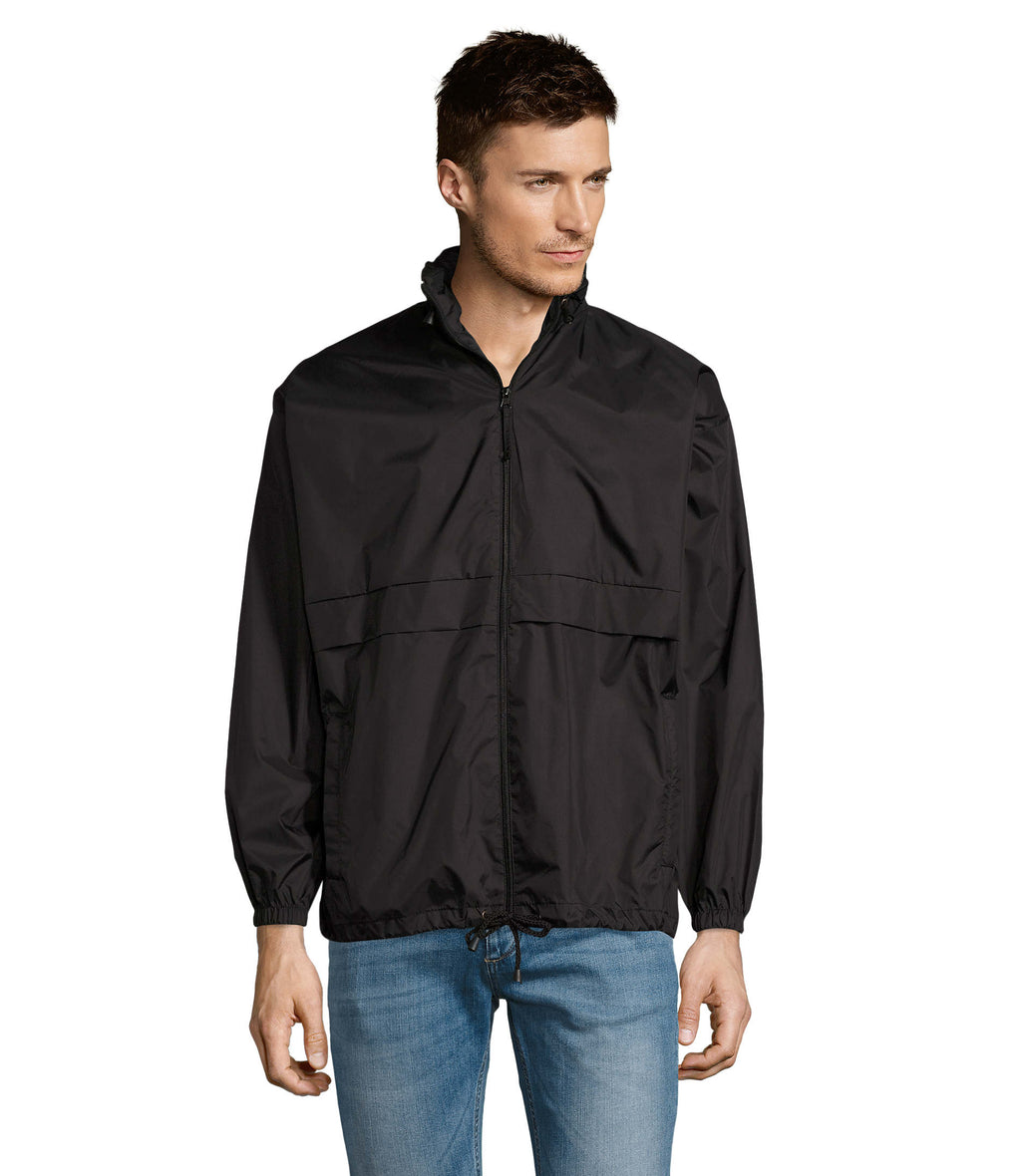 SURF – SURF Unisex Windbreaker – Black