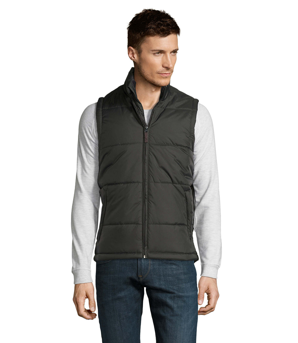 WARM – WARM Quilted Bodywarmer – Charcoal Grey