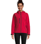 REPLAY WOMEN – REPLAY WOMEN HOOD SOFTSHELL – Pepper Red