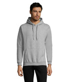 SNAKE – SNAKE Hood Sweater – Grey Melange 2