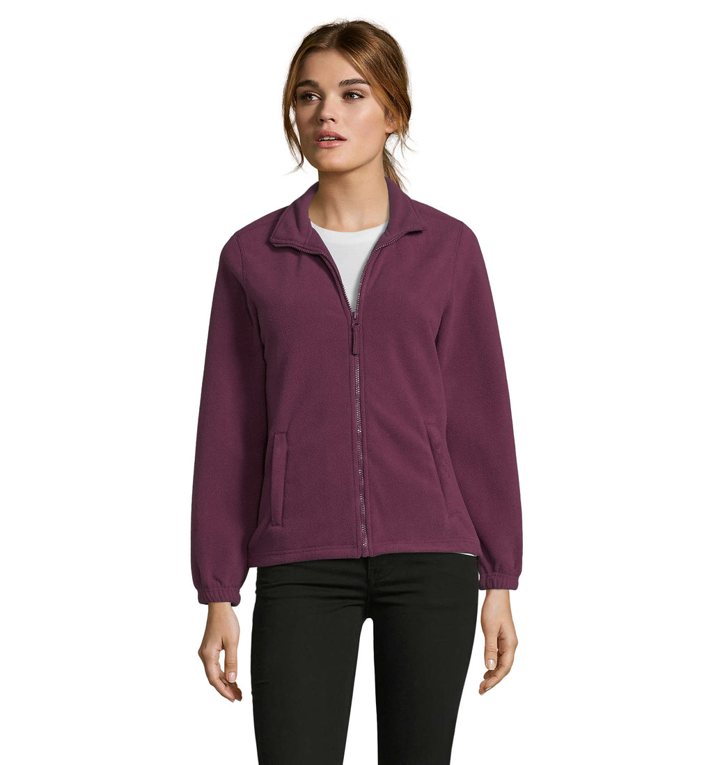 NORTH WOMEN – NORTH WOMEN FL JACKET 300g – Burgundy